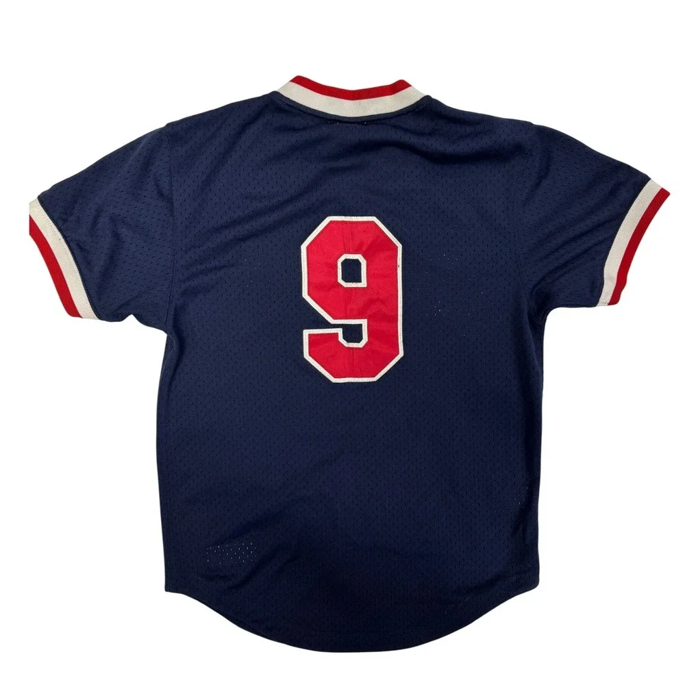 Mitchell & Ness Boston Red Sox Ted Williams‎ #9 Jersey Navy Blue Mens Small 36